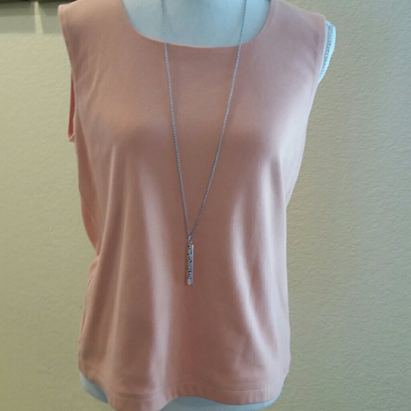 Orvis Tops - Orvis Peach Shell Top Medium